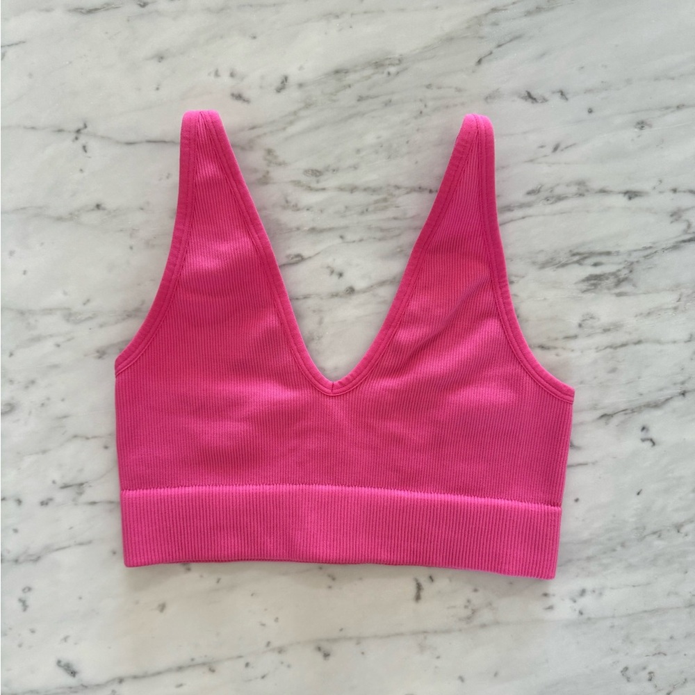 Garage Summer Seamless Deep Plunge Top